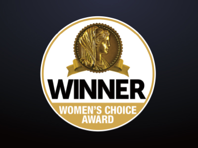 榮獲Women's Choice Award美國女性選購